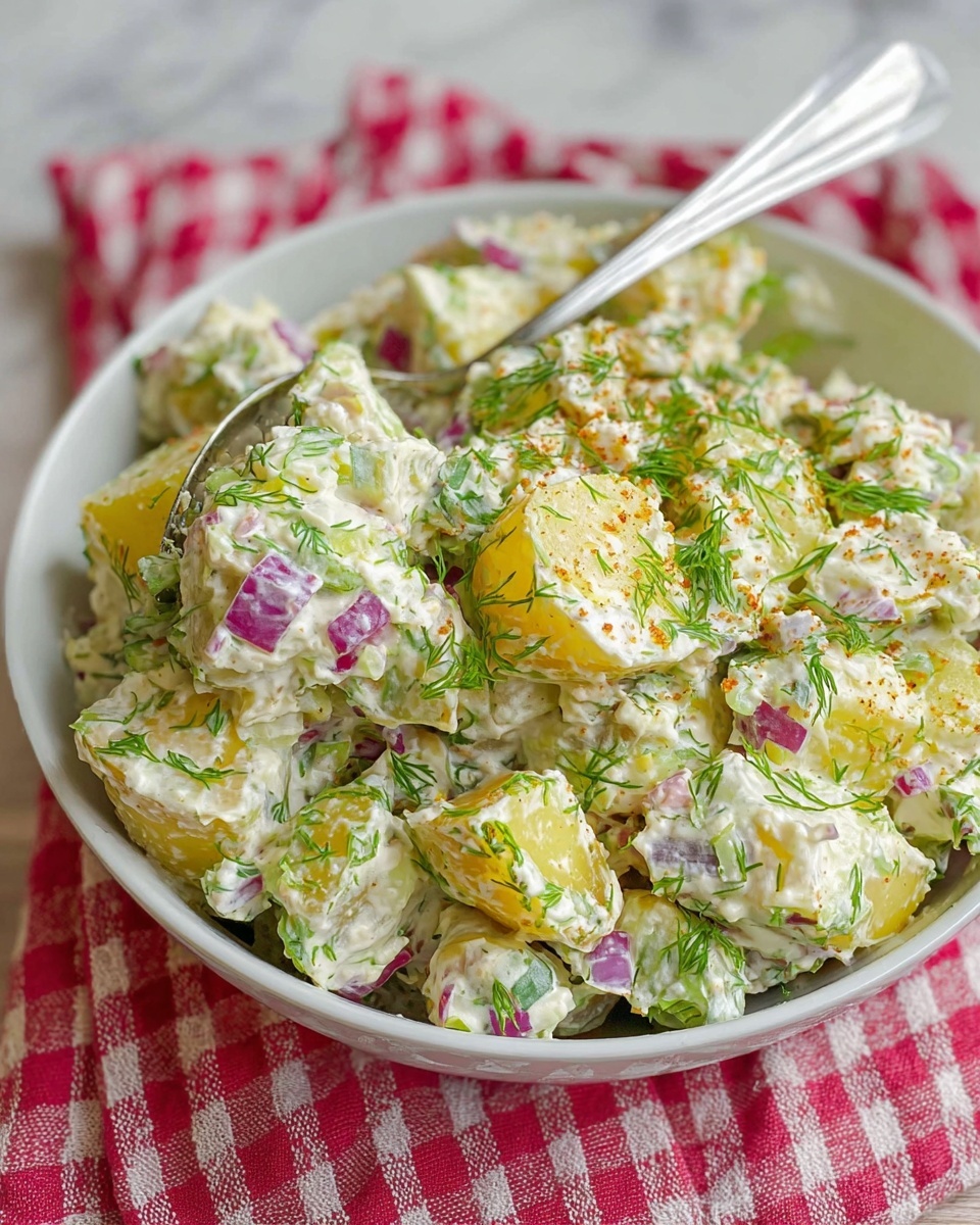 Smashed Potato Salad Recipe - Recipe Image