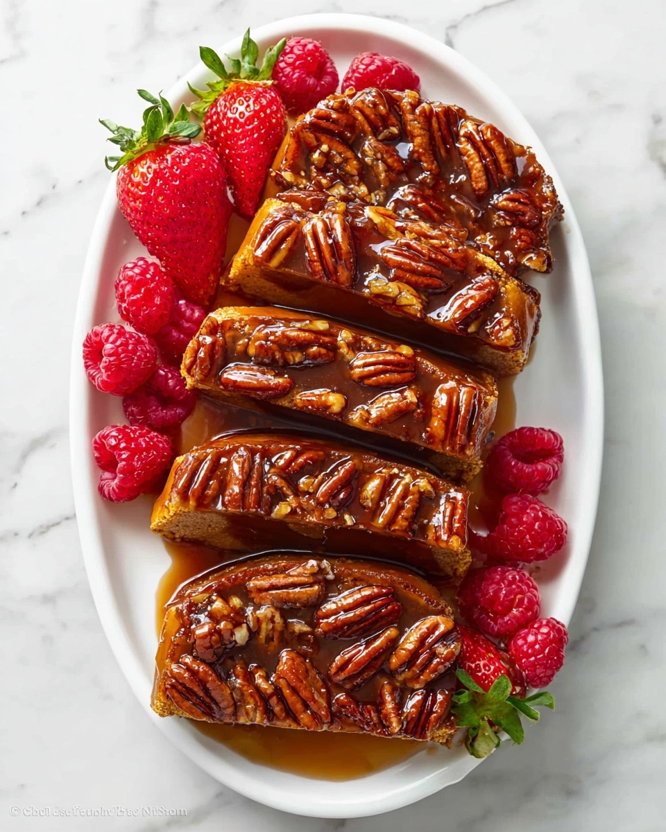 Caramel Bacon Pecan French Toast Recipe - Recipe Image