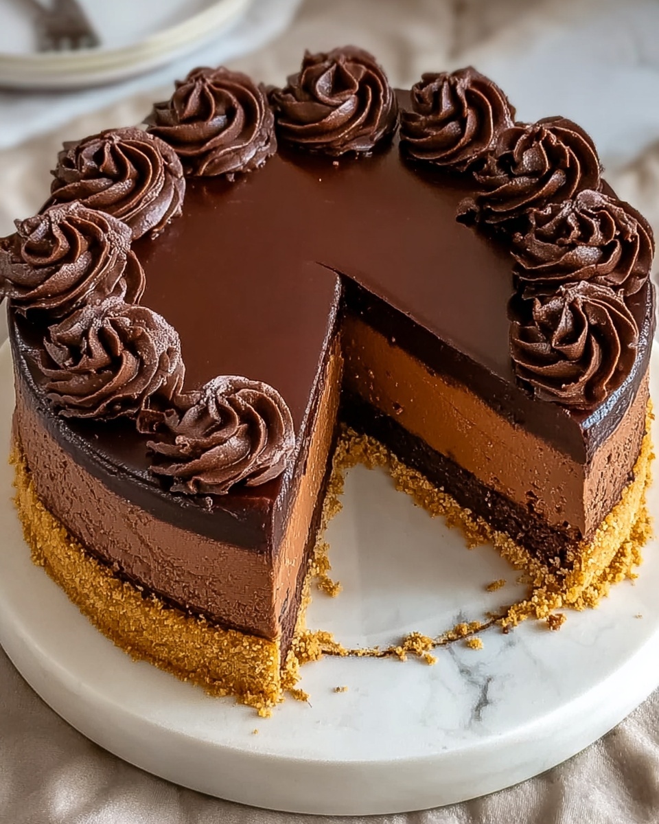 Decadent Hot Fudge Pie Recipe - Recipe Image