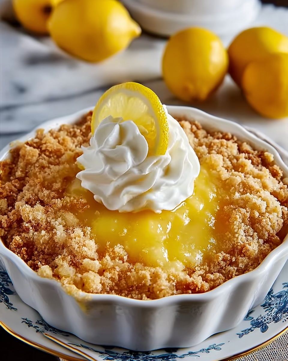 Magic Lemon Cobbler Recipe - Recipe Image