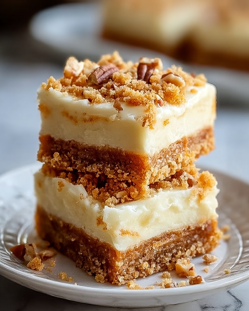 Carrot Cake Cheesecake Bars Recipe - Recipe Image