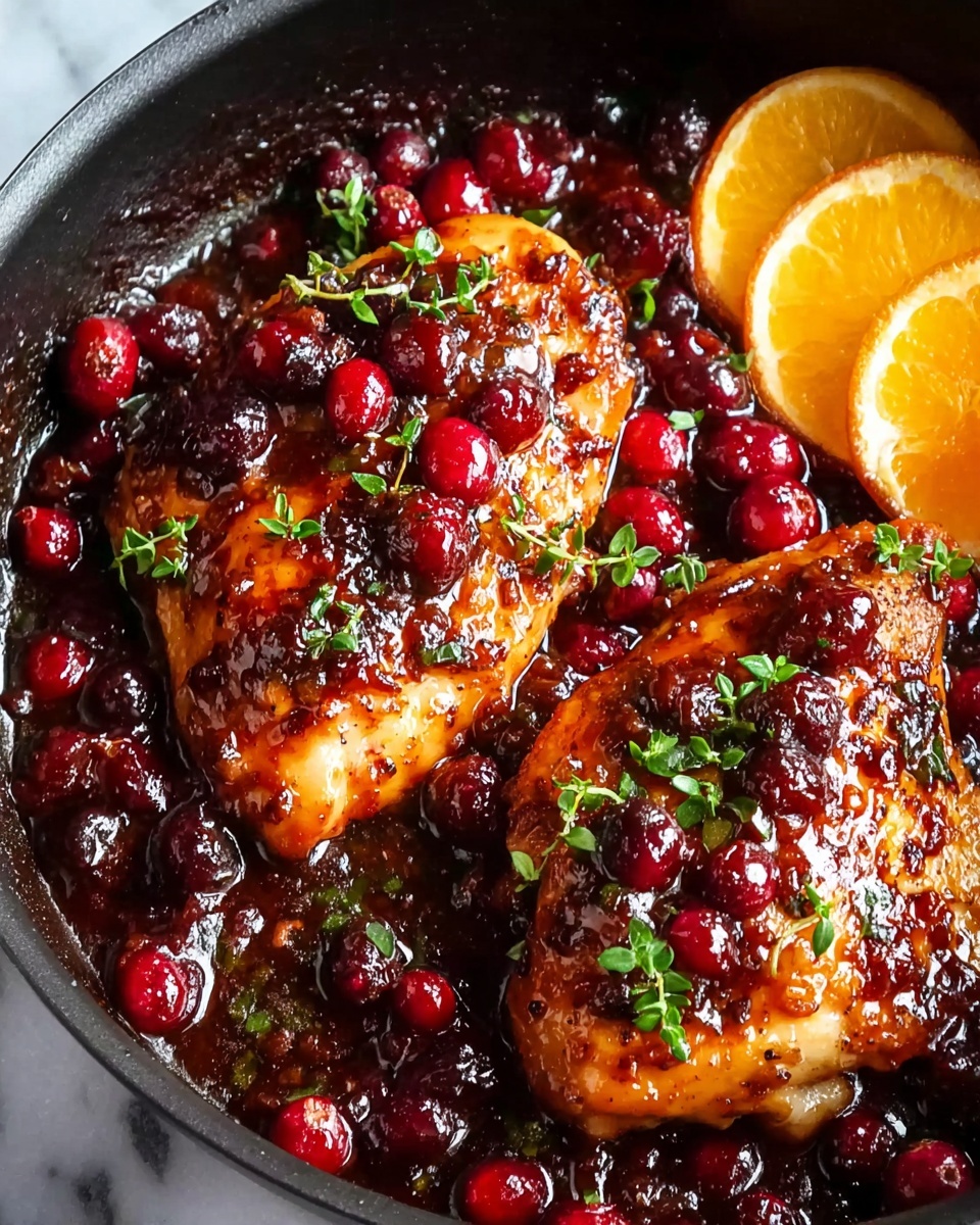 Cranberry Orange Chicken Recipe - Recipe Image