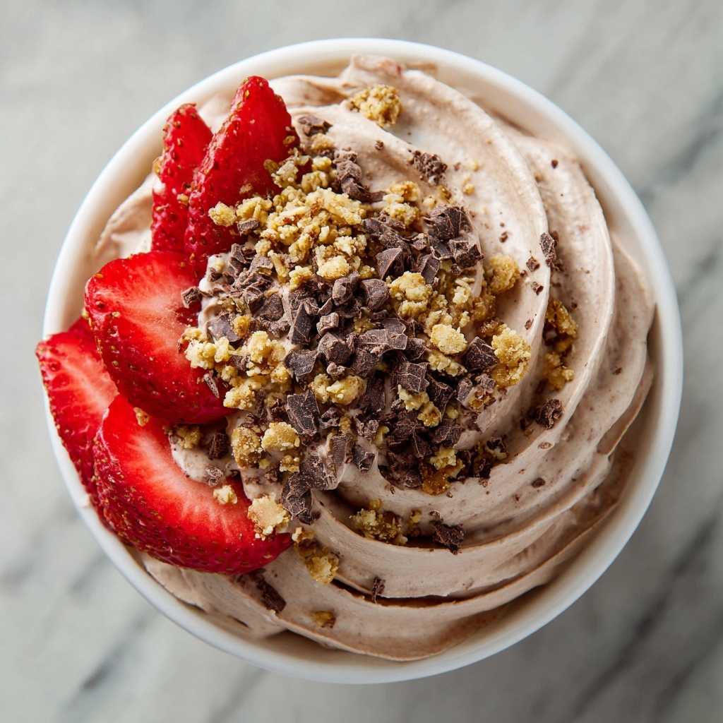 High-Protein Chocolate Strawberry Yogurt Bowl Recipe - Recipe Image