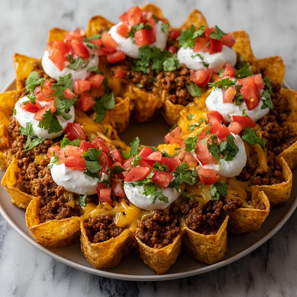 Bundt Pan Nachos: A Fun Twist on Classic Nachos for Game Day or Parties Recipe - Recipe Image