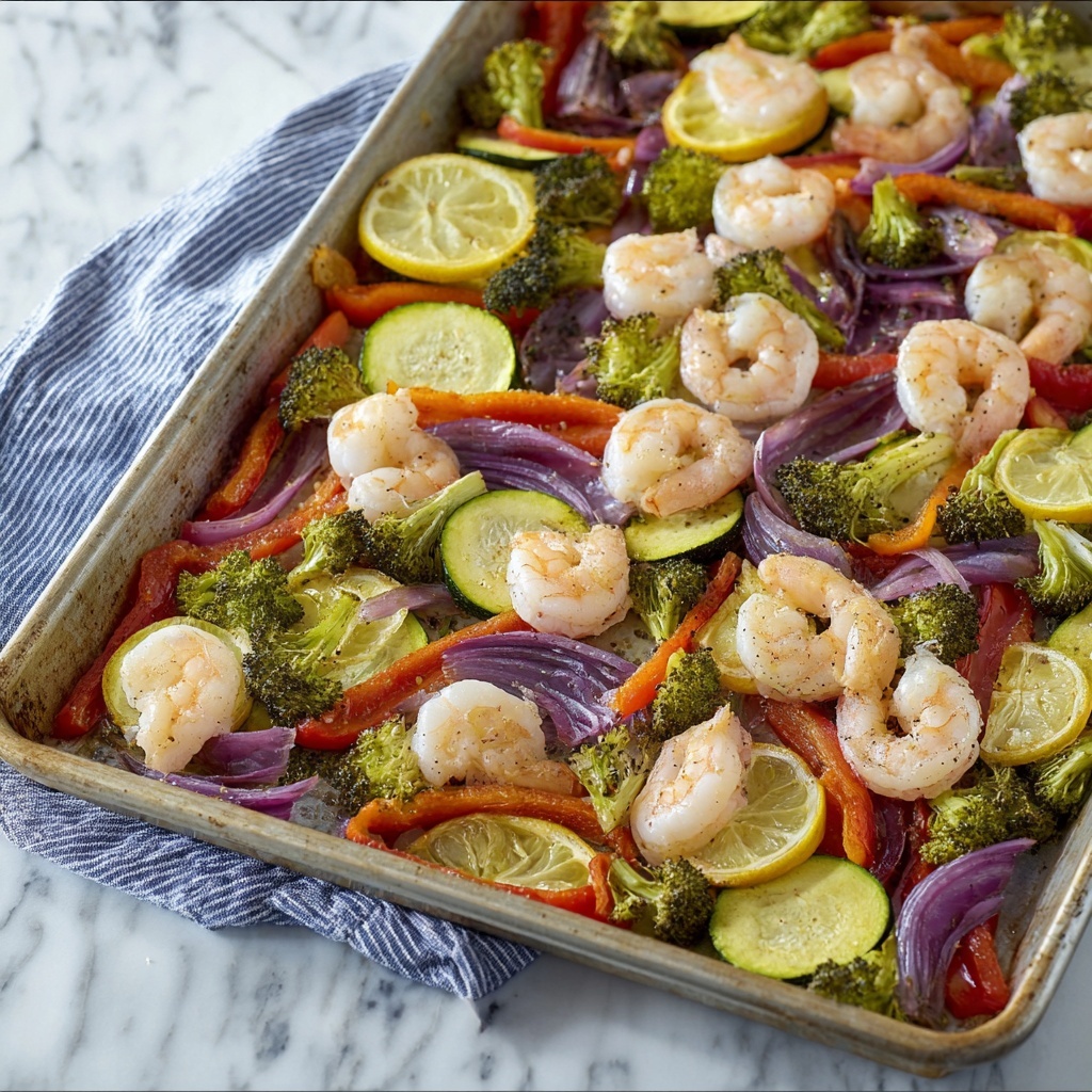 Sheet Pan Shrimp and Veggies Recipe - Recipe Image