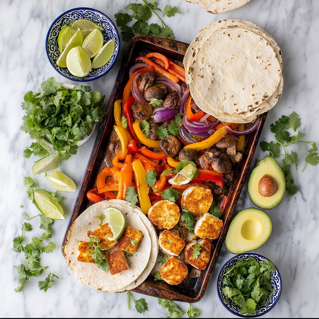 Halloumi Fajitas Recipe - Recipe Image