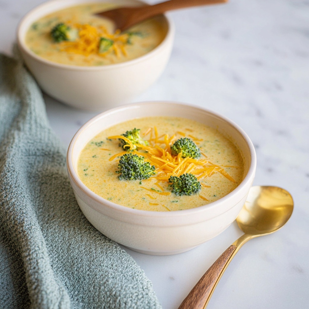 Healthy Broccoli Cheese Soup Recipe - Recipe Image