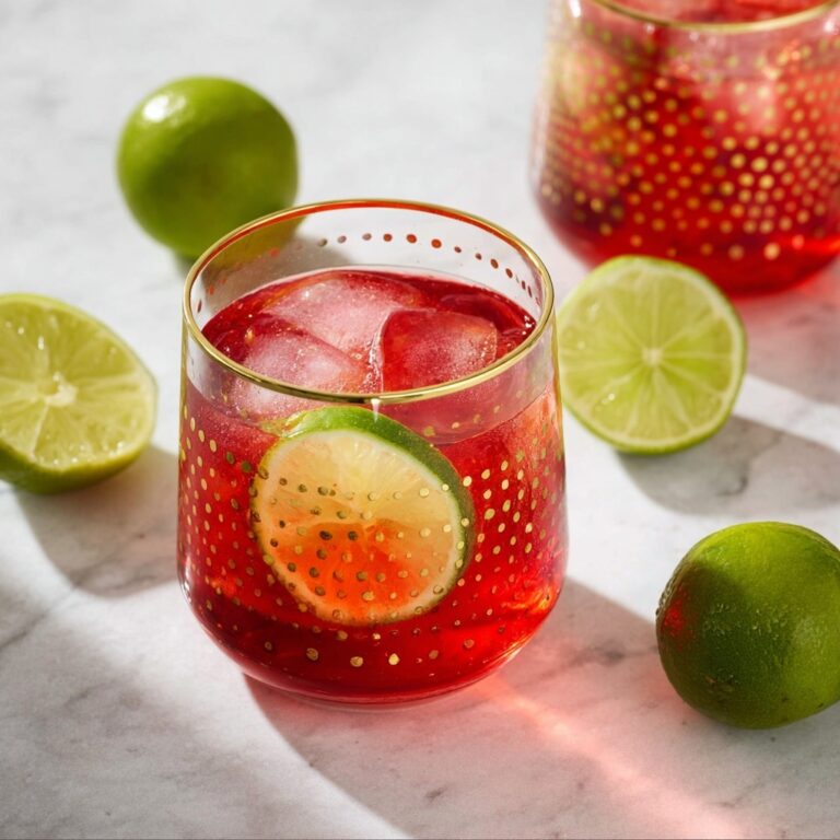 Hibiscus Iced Tea Sparkler Recipe