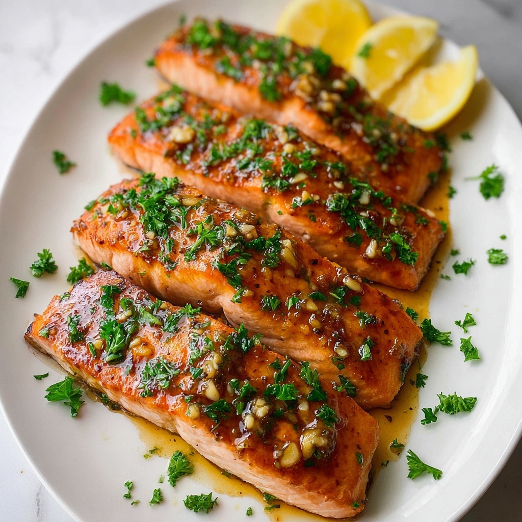 Crispy Honey Garlic Glazed Salmon Recipe - Recipe Image