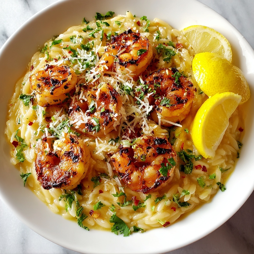 Parmesan Orzo with Shrimp Recipe - Recipe Image