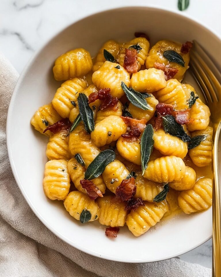 Gnocchi with Creamy Pumpkin Sauce Recipe