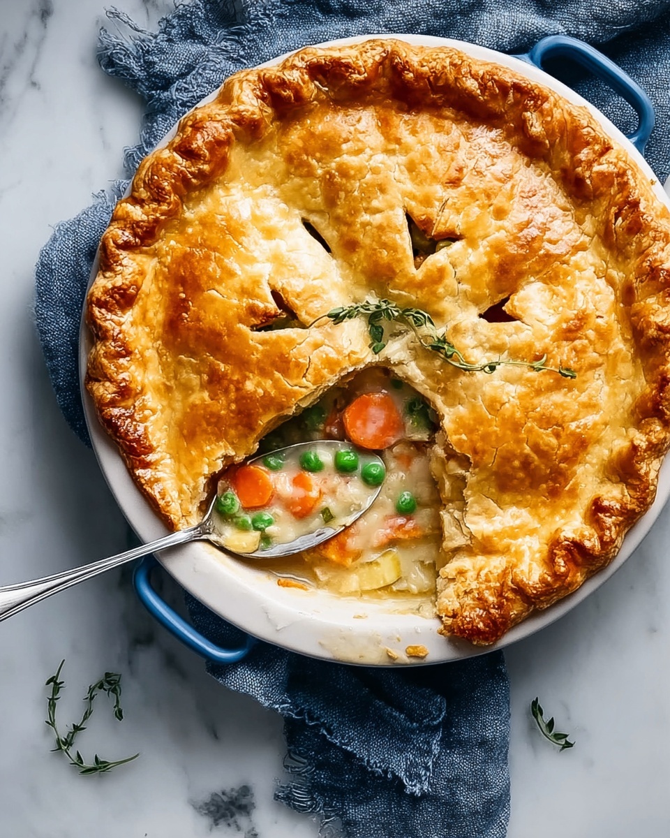 Easy Chicken Pot Pie Recipe - Recipe Image