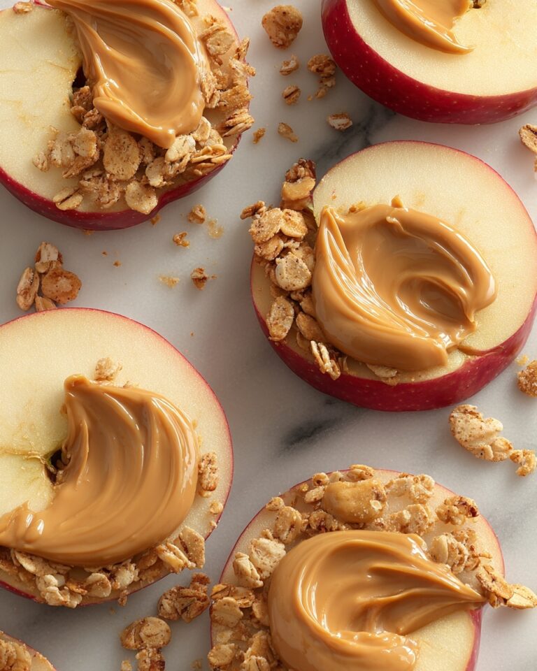 Easy Peanut Butter Apple Slices Snack Ideas Recipe
