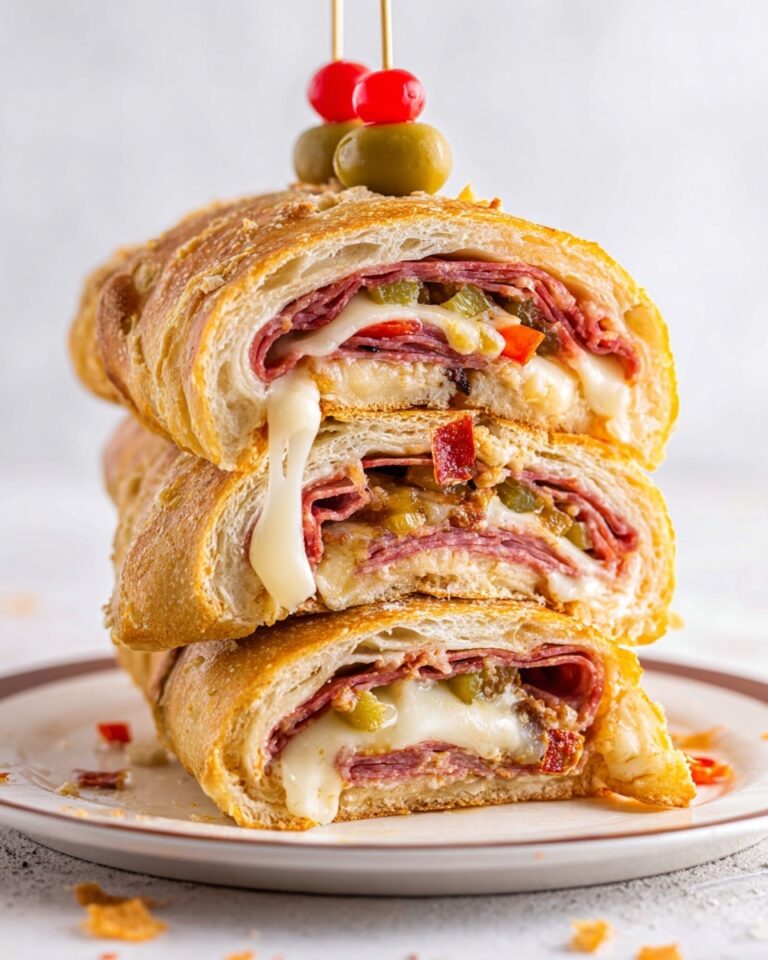 Muffuletta Garbage Bread Recipe