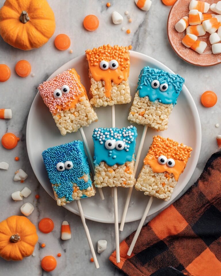 Monster Pops Rice Krispie Treats Recipe
