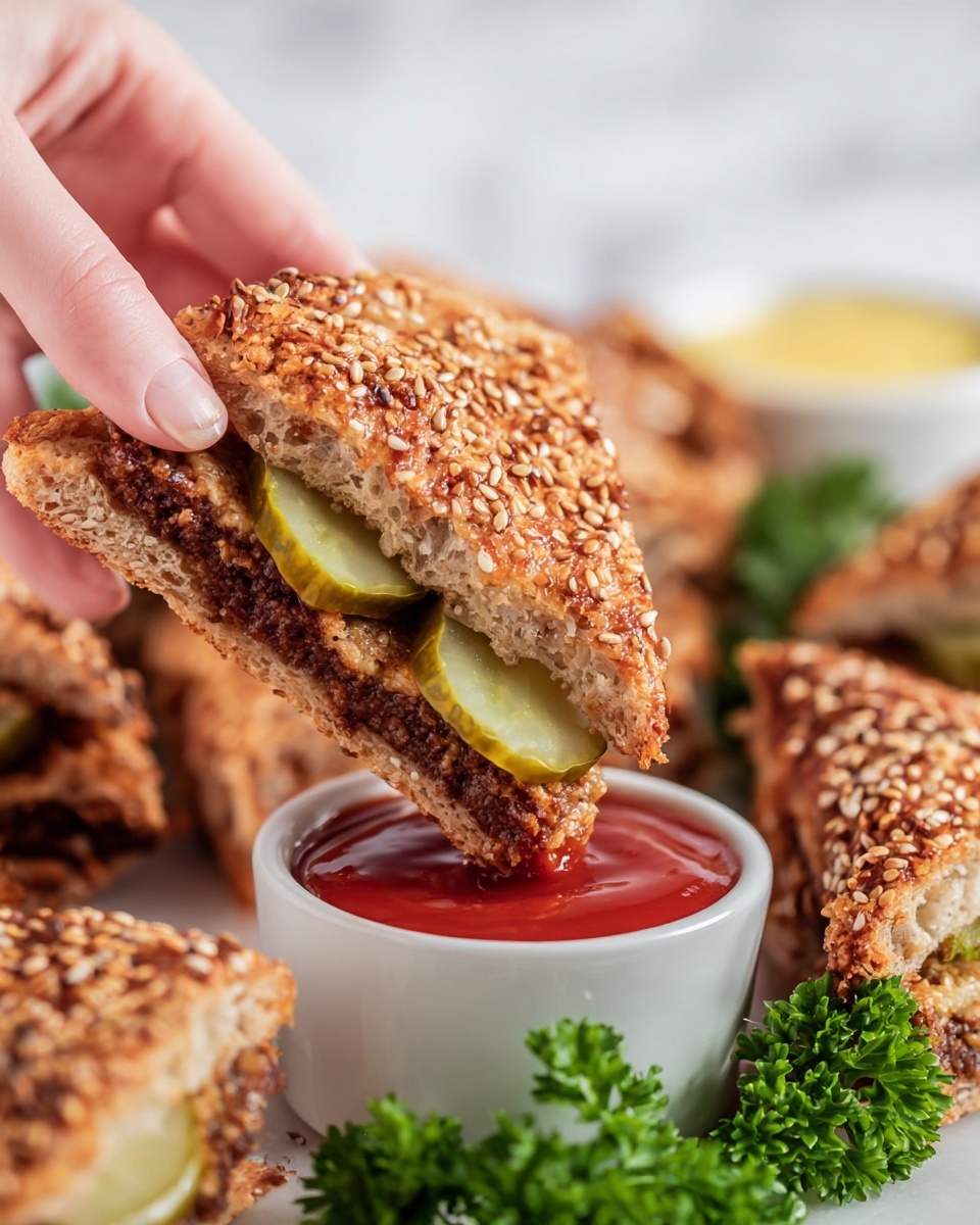 Cheeseburger Crescent Ring Recipe - Recipe Image