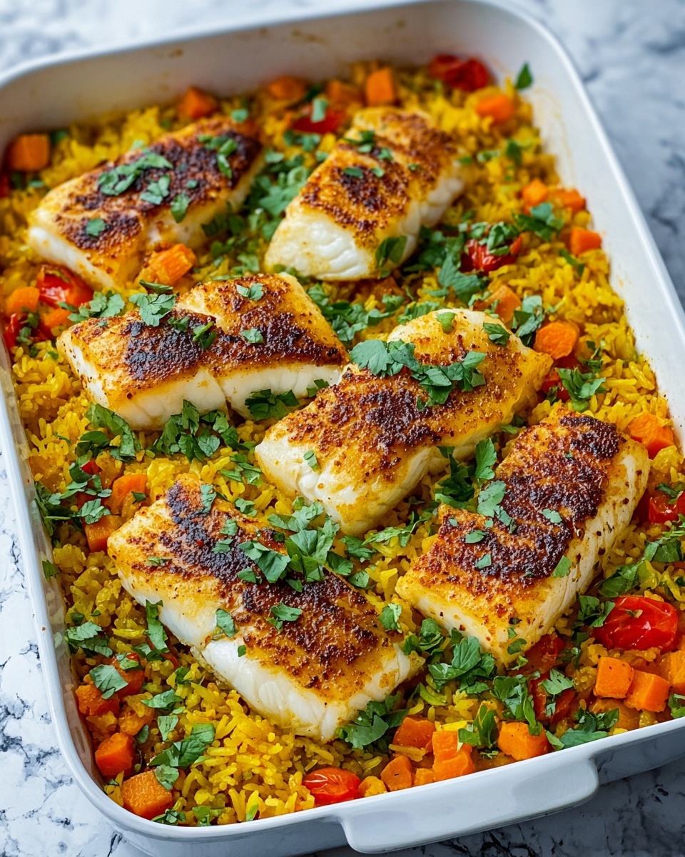 Easy Turmeric Chicken and Rice Casserole Recipe - Recipe Image