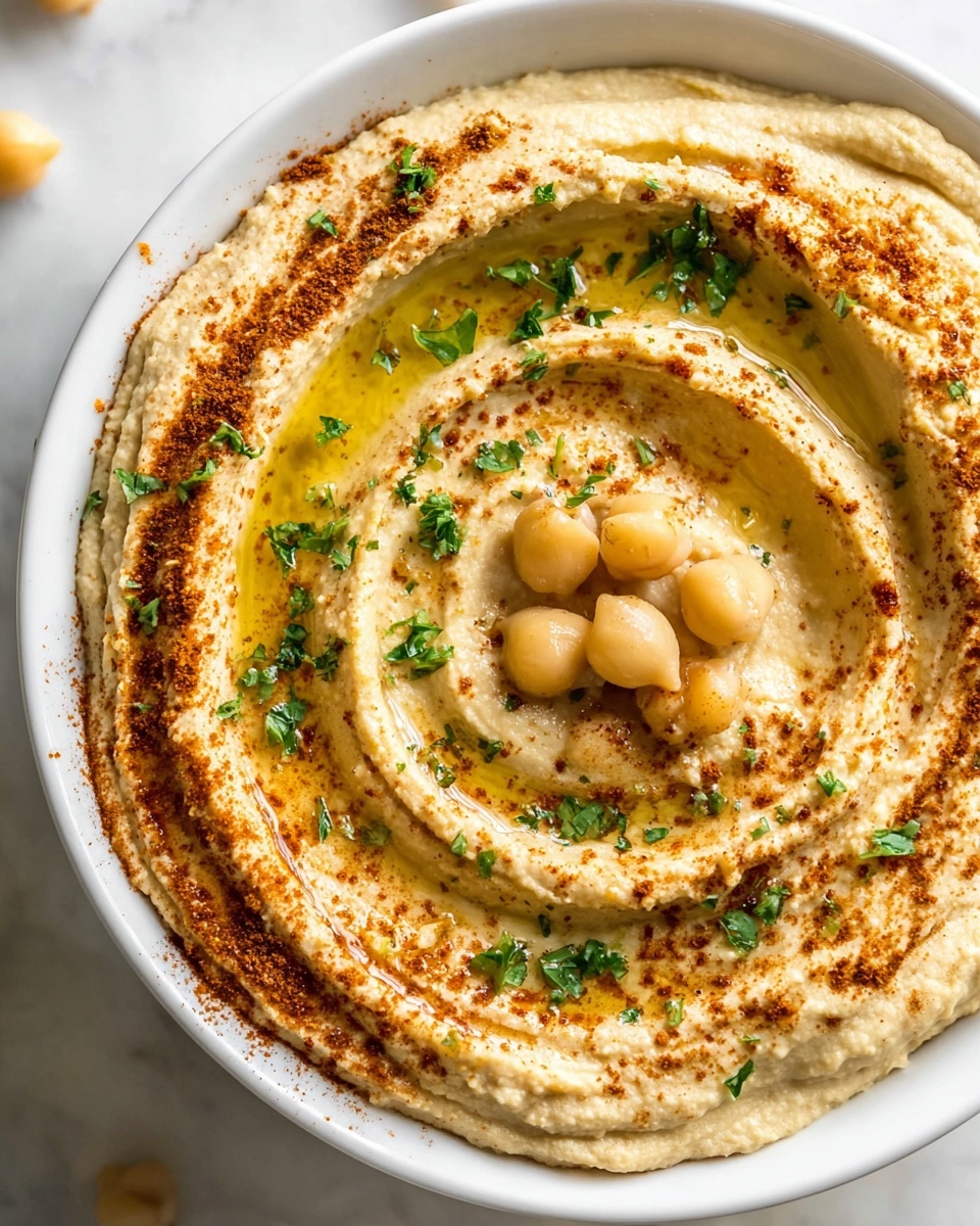 Simple Homemade Hummus Recipe - Recipe Image