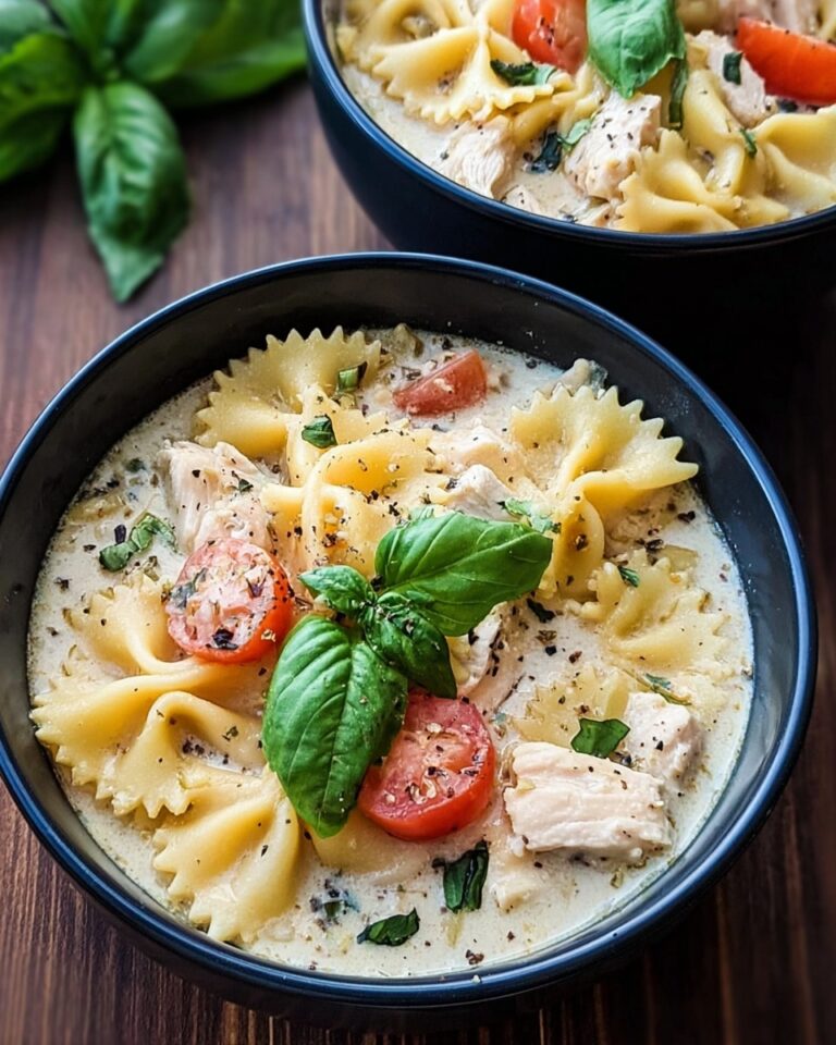 Creamy White Chicken Lasagna Soup Recipe