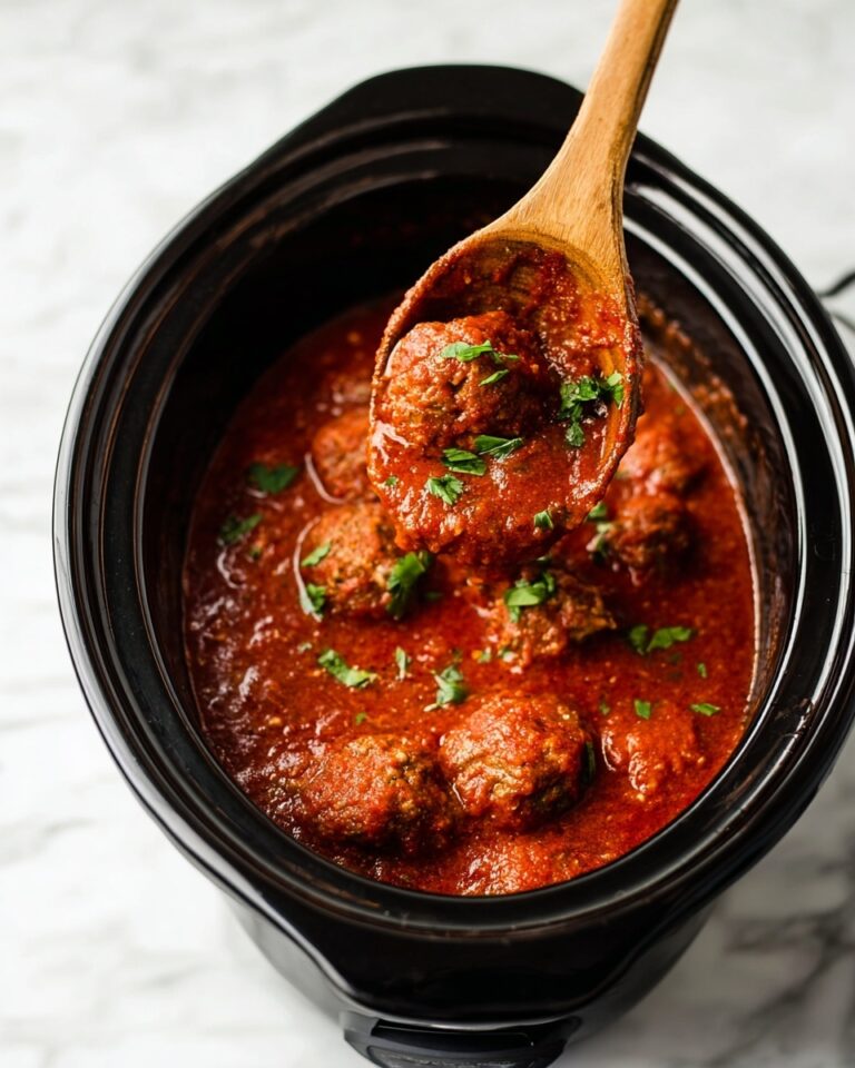 Slow Cooker Italian Beef and Pork Meatballs in Tomato Sauce Recipe