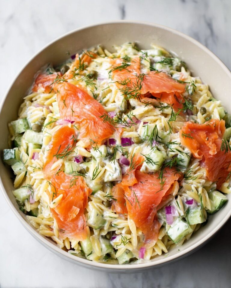 Smoked Salmon Orzo Salad Recipe