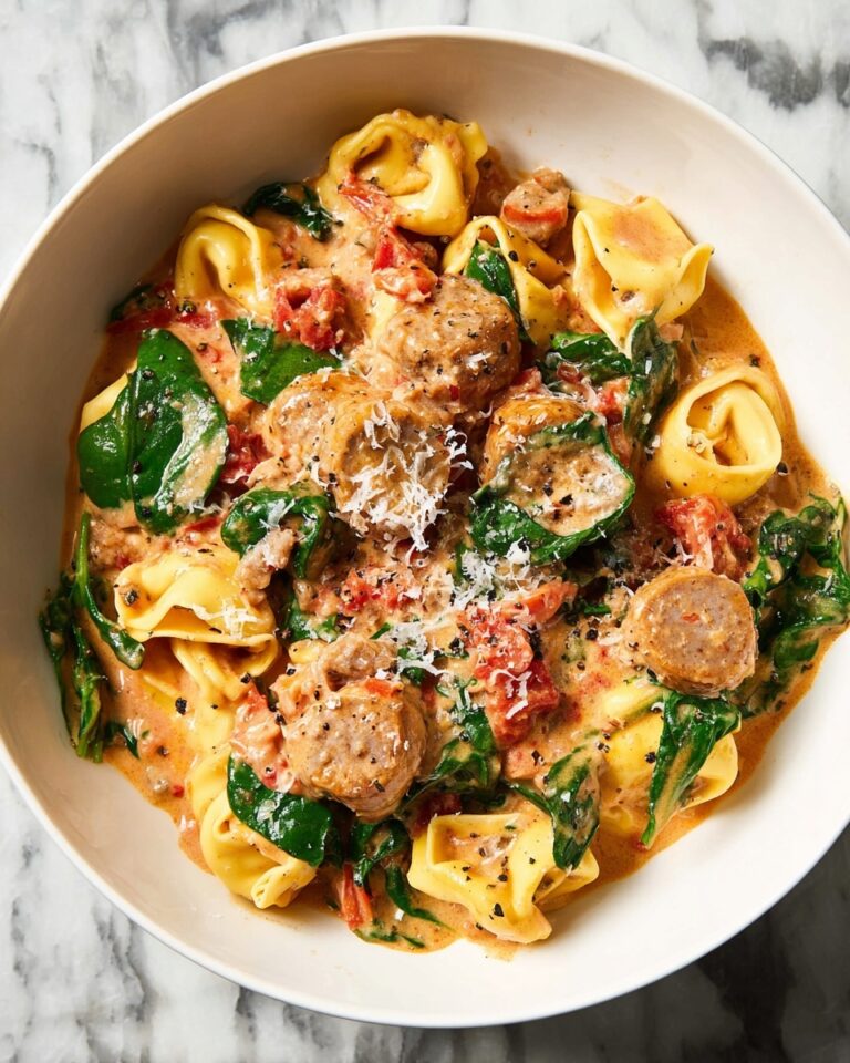 One Pan Tortellini with Sausage Recipe