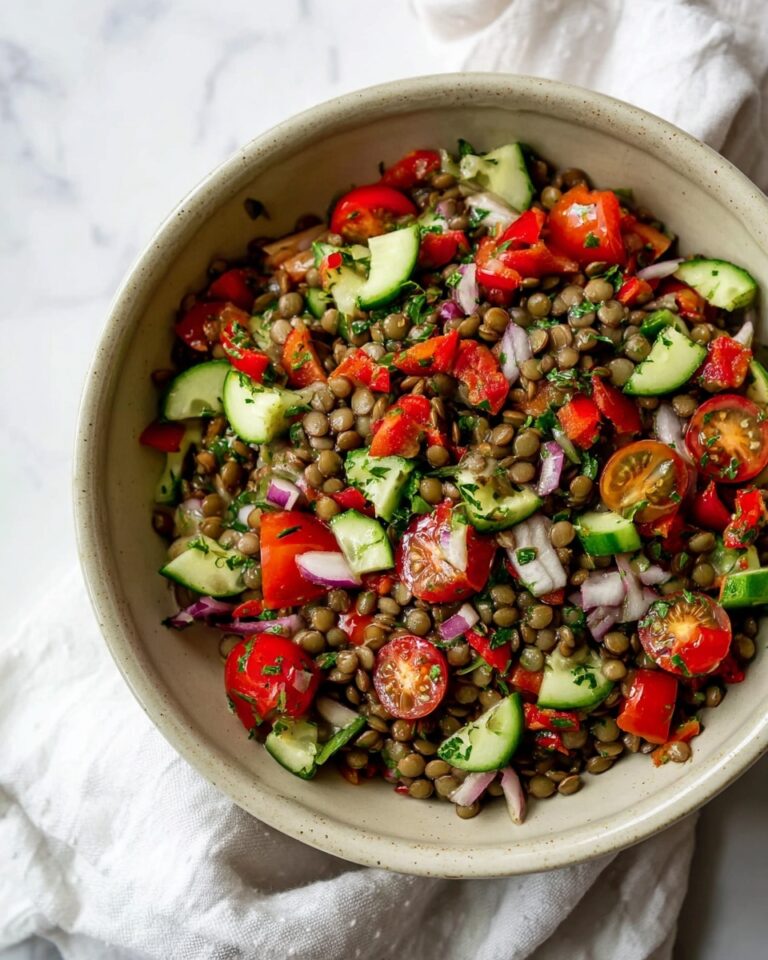 Fresh and Easy Green Lentil Salad Recipe