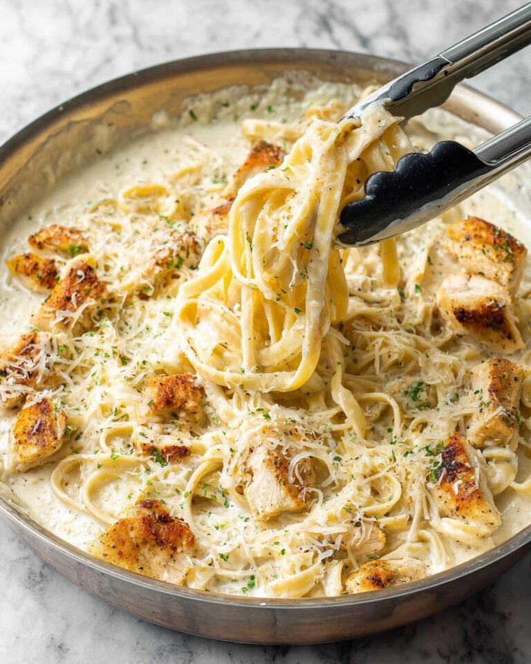 Creamy Chicken Fettuccine Alfredo Recipe