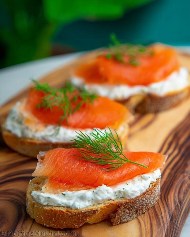 Smoked Salmon Tea Sandwiches (Canapés) Recipe