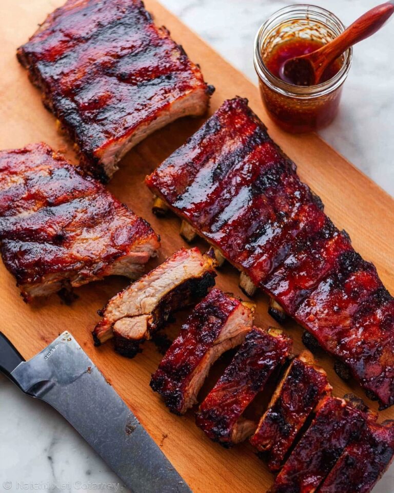 Smoked Ribs with the Best Glaze Recipe