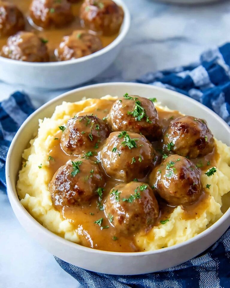 Slow Cooker Salisbury Steak Meatballs: Easy, Comforting Meal Recipe