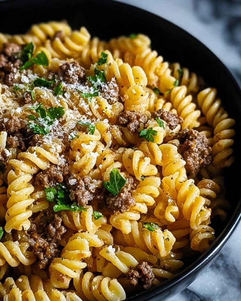 One Pot Beef and Cheddar Ranch Pasta Recipe