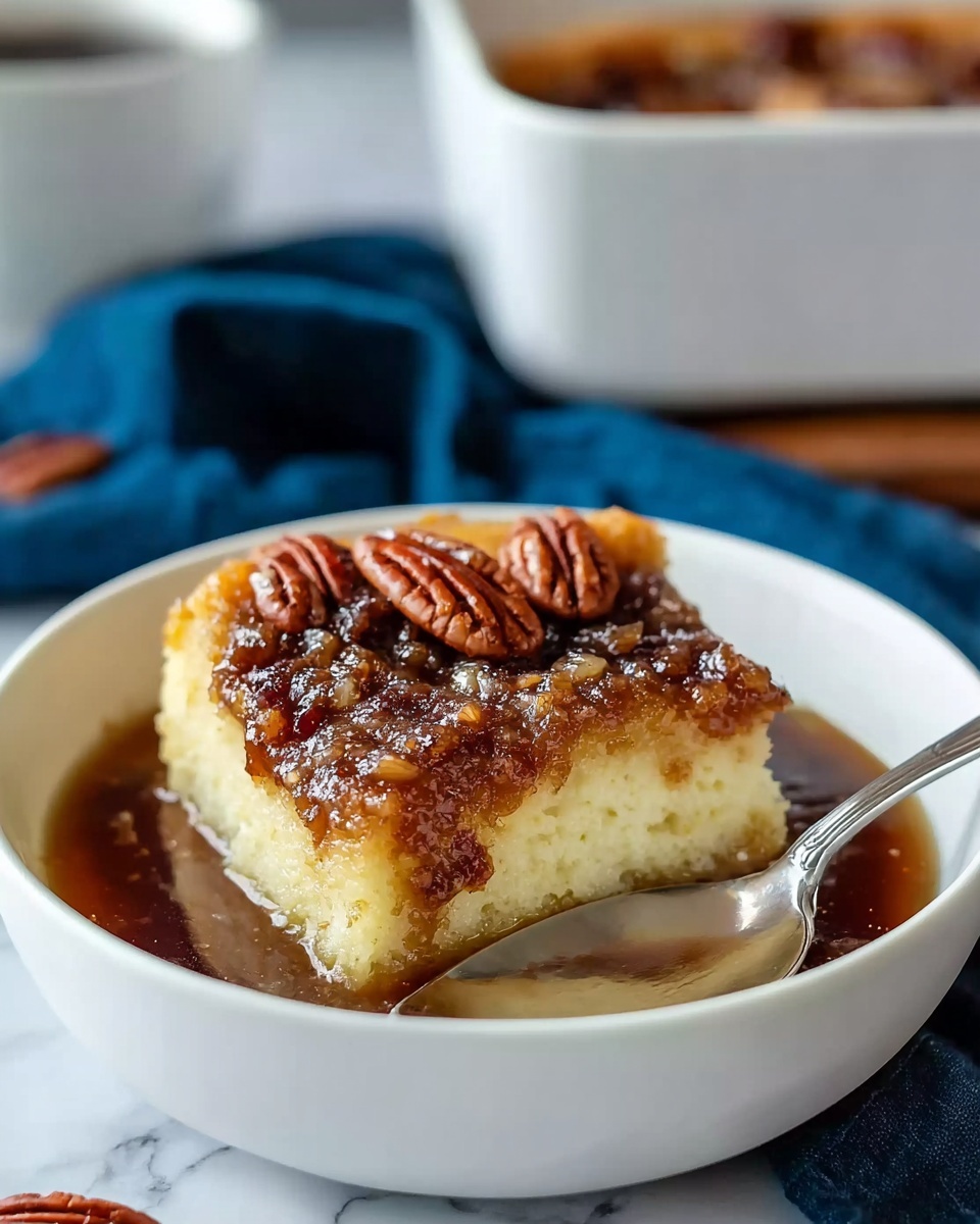 Pecan Pie Pudding Cake Recipe - Recipe Image