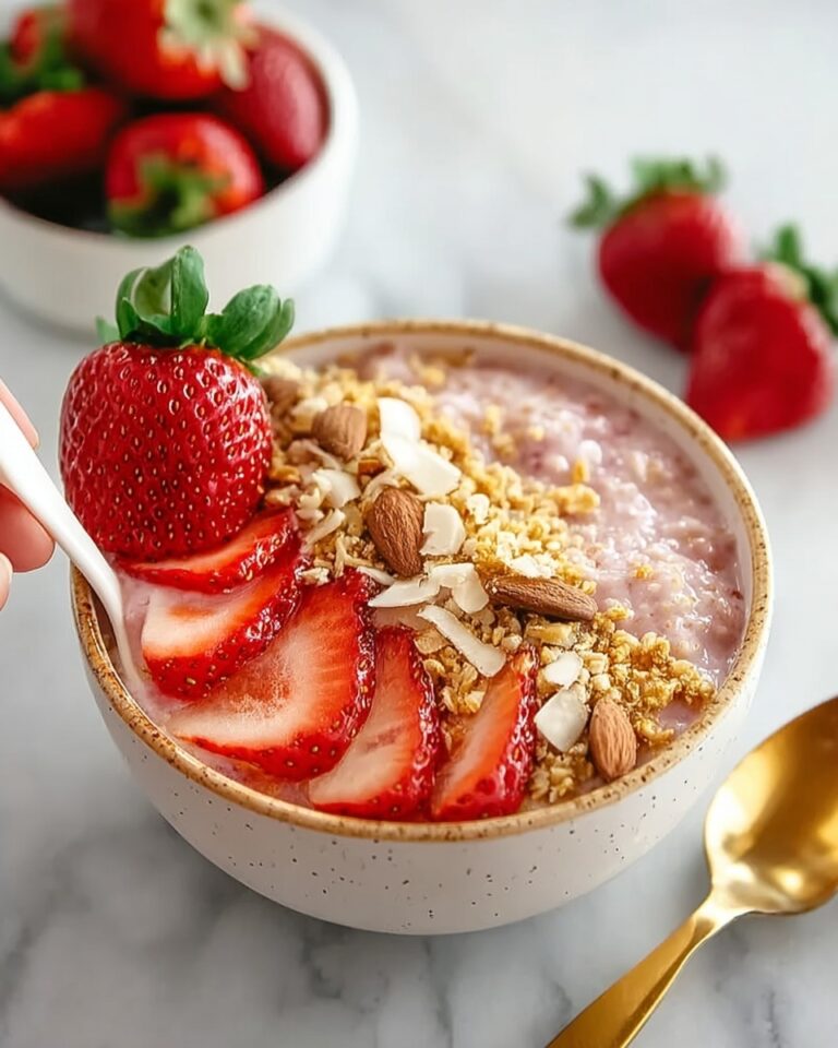 Strawberry Cheesecake Overnight Oats Recipe