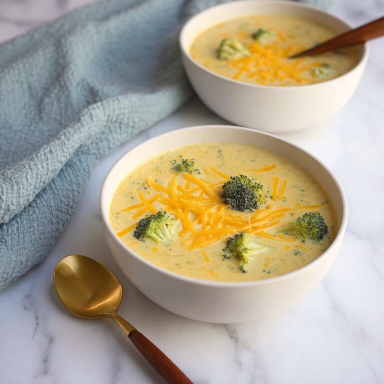 Healthy Broccoli Cheese Soup Recipe