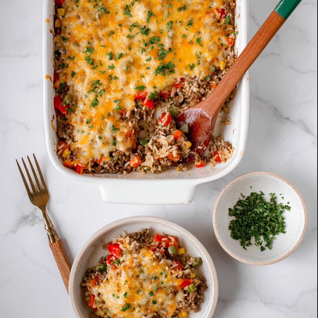 Stuffed Pepper Casserole Recipe - Recipe Image