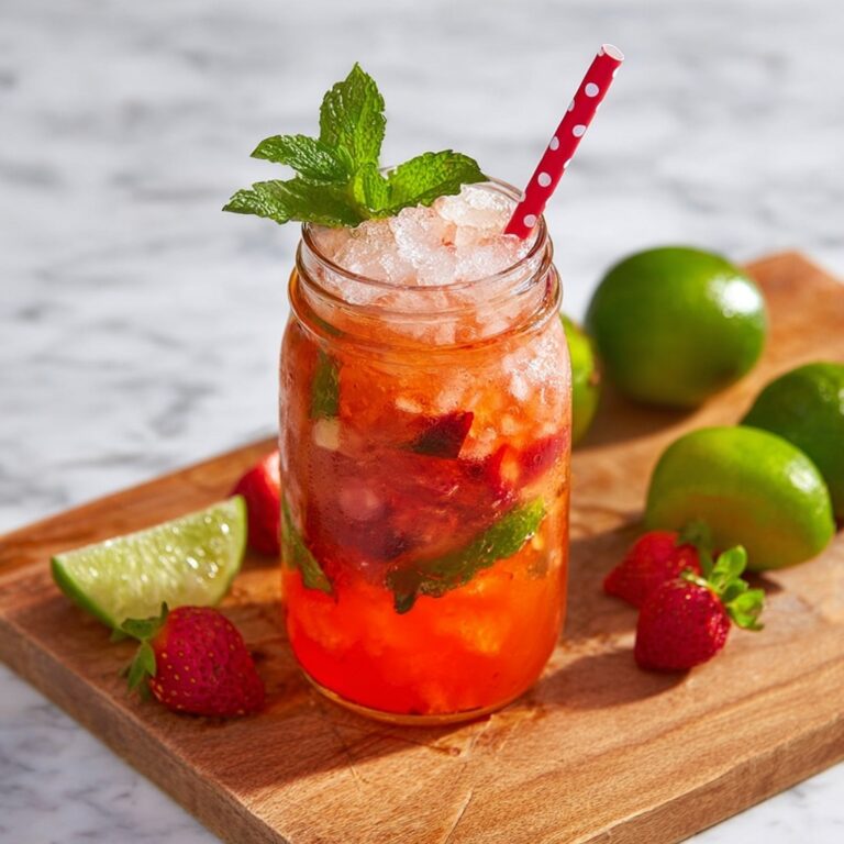 Strawberry Mojito Mocktail Recipe
