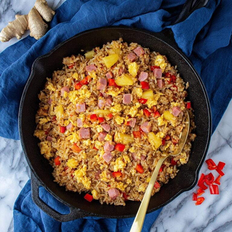 Ham Fried Rice with Pineapple Recipe