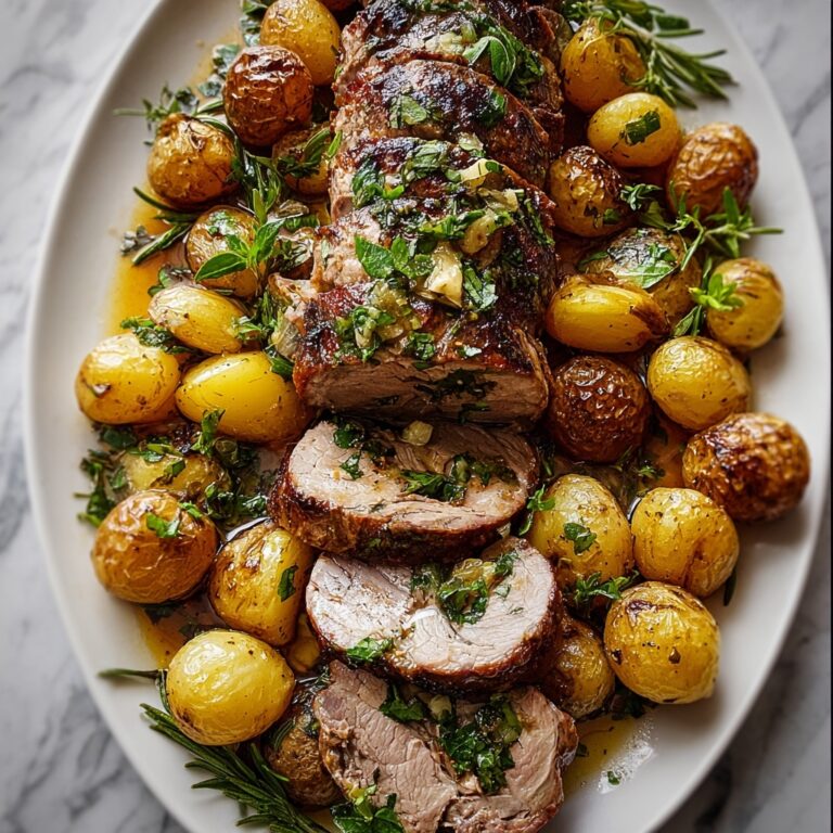 Sheet Pan Roast Pork Tenderloin with Potatoes Recipe