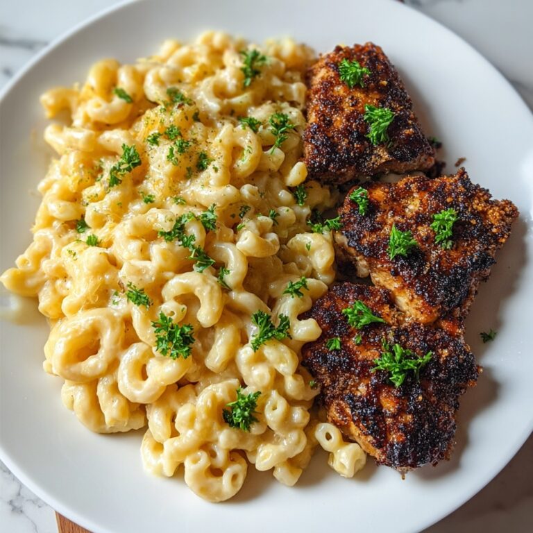 Spicy Honey Chicken with Creamy Mac and Cheese Recipe