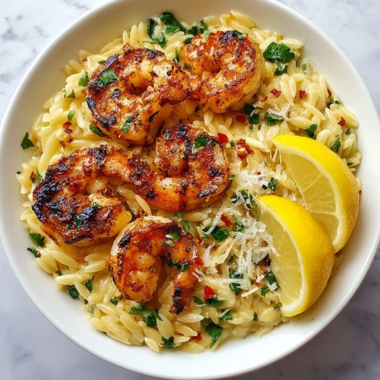 Parmesan Orzo with Shrimp Recipe