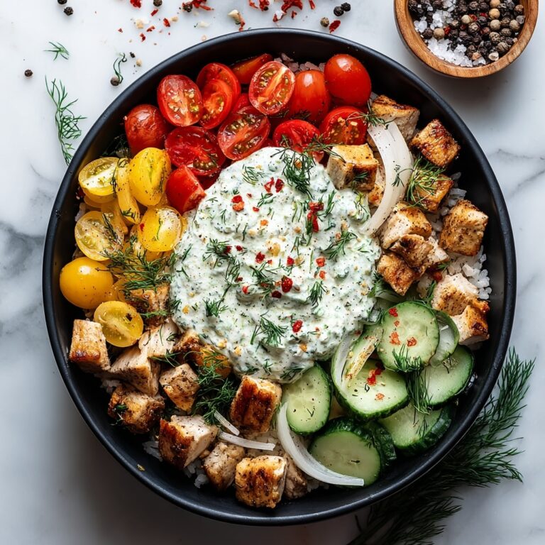 Greek Chicken Tzatziki Bowls Recipe