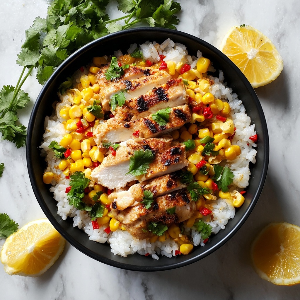 Flavor-Packed Street Corn Chicken Rice Bowl Recipe - Recipe Image