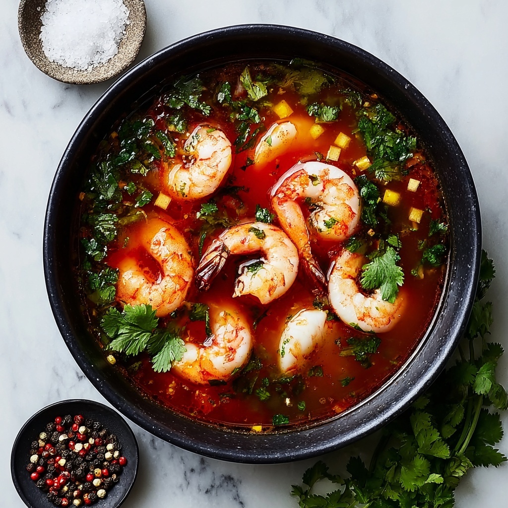 Spicy Shrimp Soup with Coconut and Aromatic Spices Recipe - Recipe Image