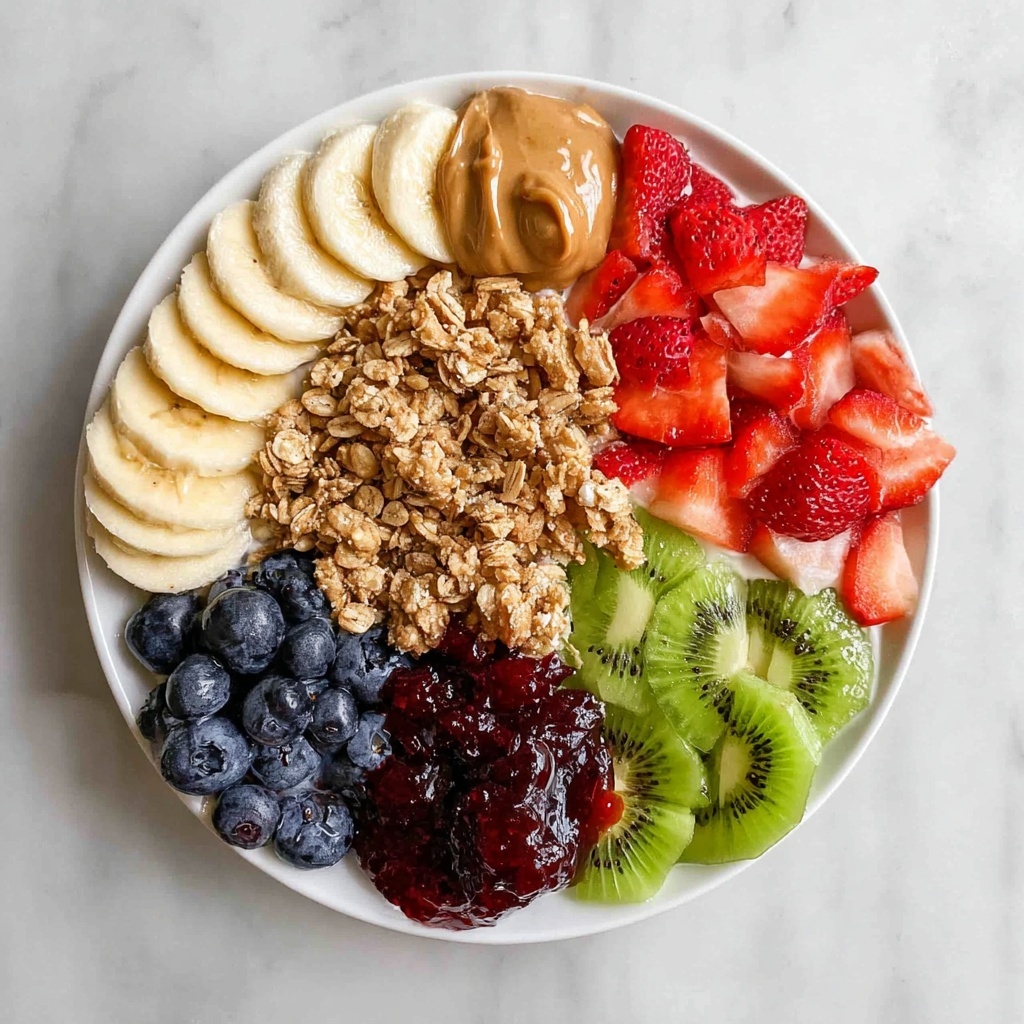 PB&J Yogurt Bowl with Fresh Fruit and Granola Recipe - Recipe Image