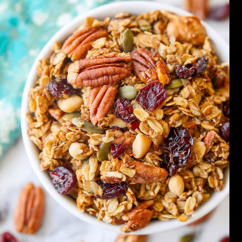 Maple Pecan Granola Recipe - Recipe Image