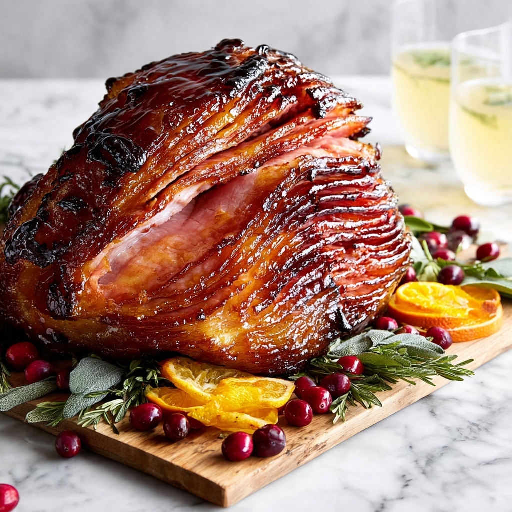 Honey Orange Glazed Ham Recipe - Recipe Image