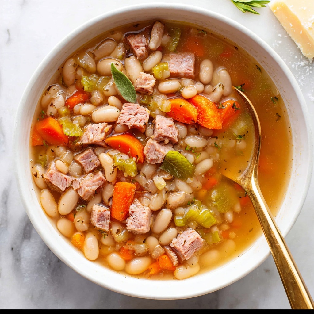 Crockpot Ham and Bean Soup Recipe - Recipe Image