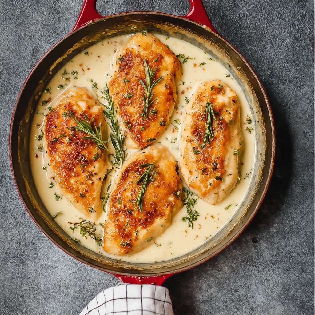 Creamy White Wine Dijon Chicken Recipe - Recipe Image