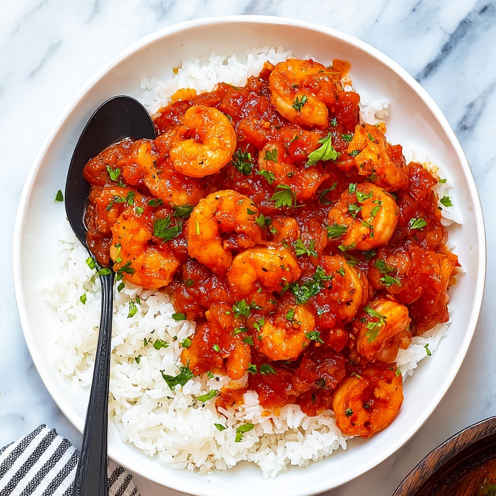 Creamy Shrimp Creole with Rich Tomato Sauce and Spicy Seasonings Recipe - Recipe Image
